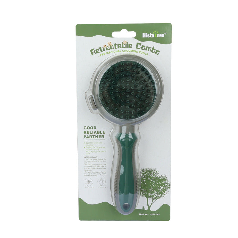 FurEase™ Self-Cleaning And Massage Pet Grooming Brush