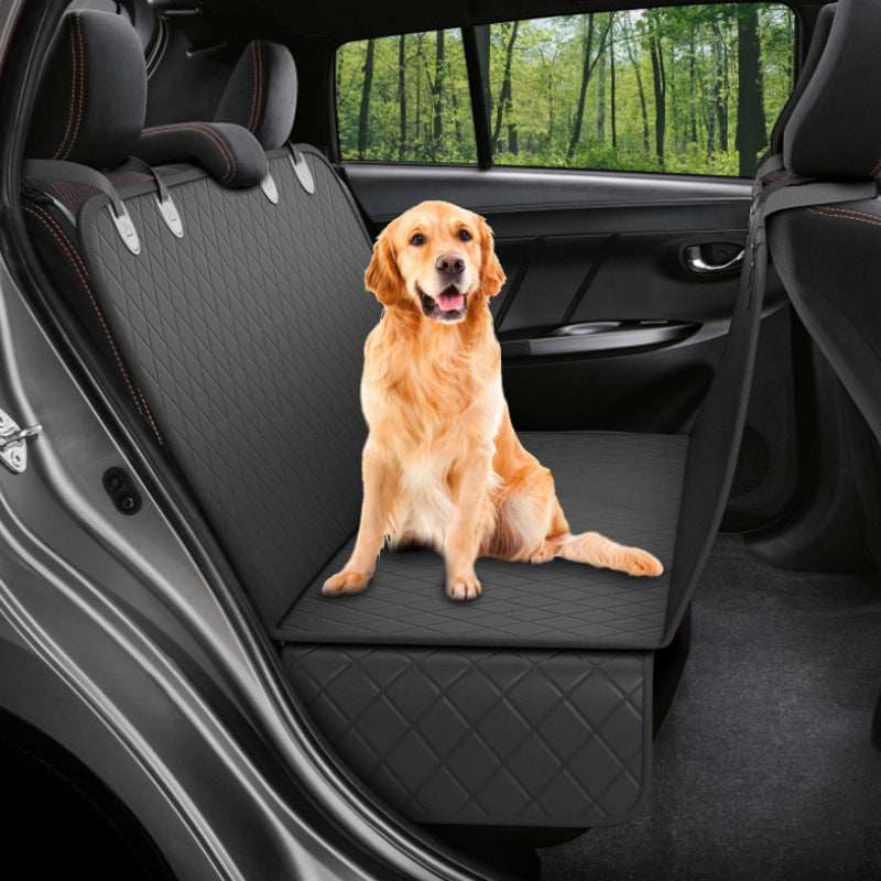 ⭐ Dog Car Seat Cover Hammock with Mesh Window