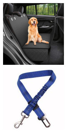 ⭐ Dog Car Seat Cover Hammock with Mesh Window
