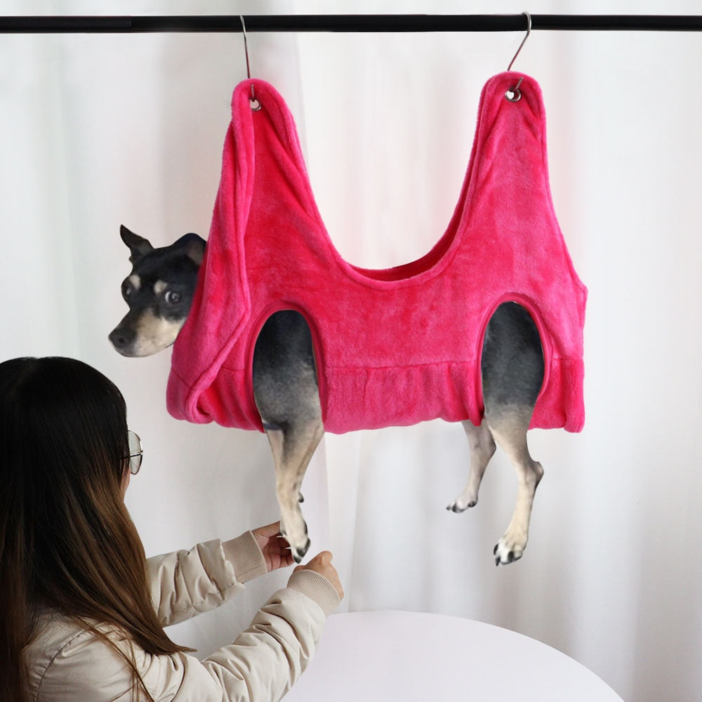 Pet Grooming Hammock for Easy Nail Trimming