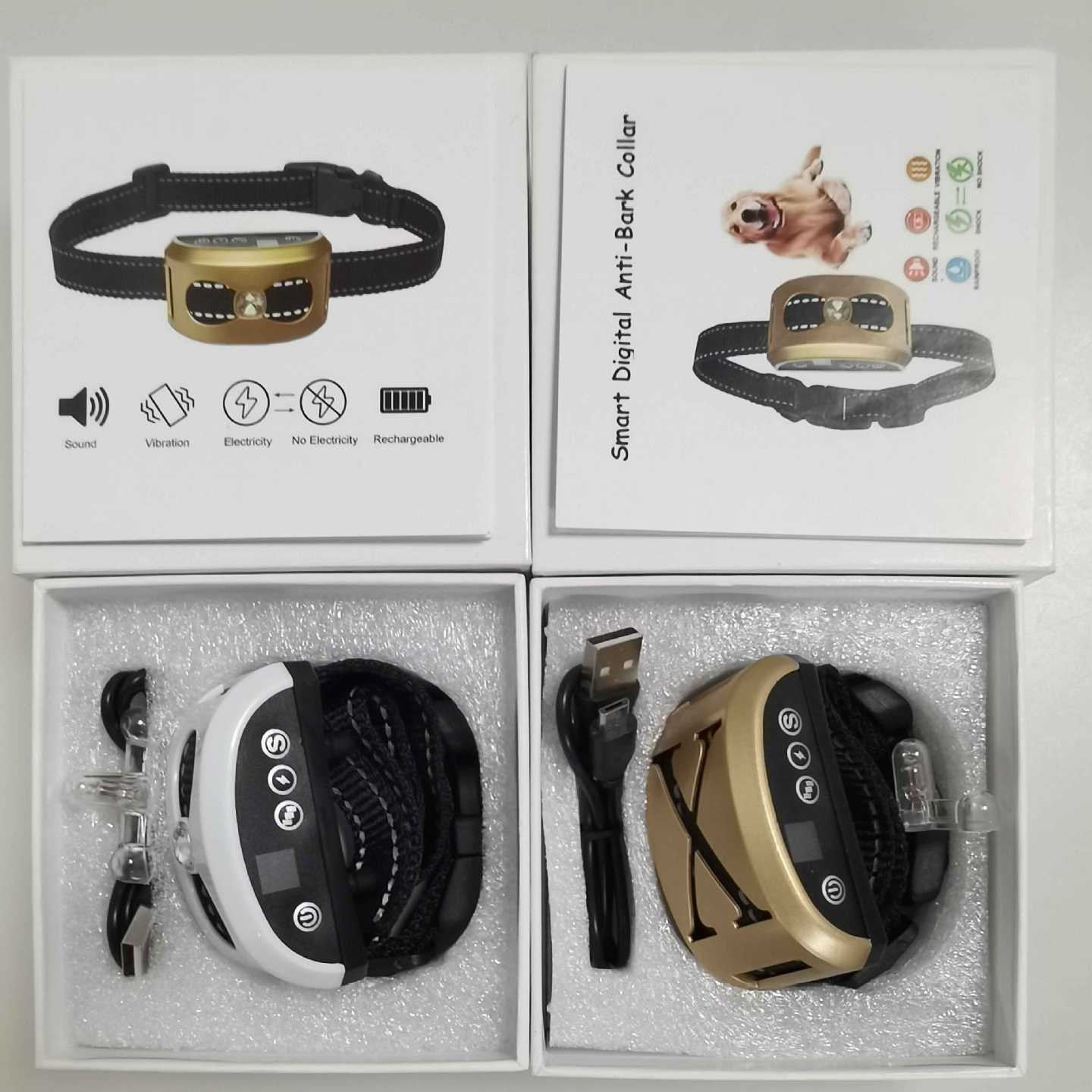 Automatic Dog Bark Shock Control Training Collar