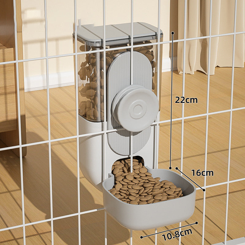 Gravity Pet Food & Water Dispenser for Small Pets
