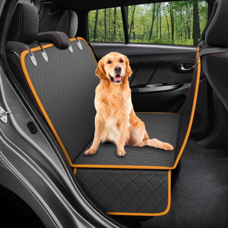⭐ Dog Car Seat Cover Hammock with Mesh Window