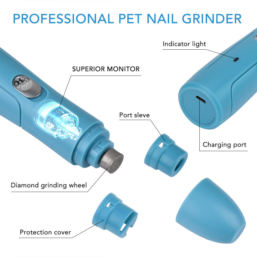 Electric Pet Nail Grinder & Trimmer
