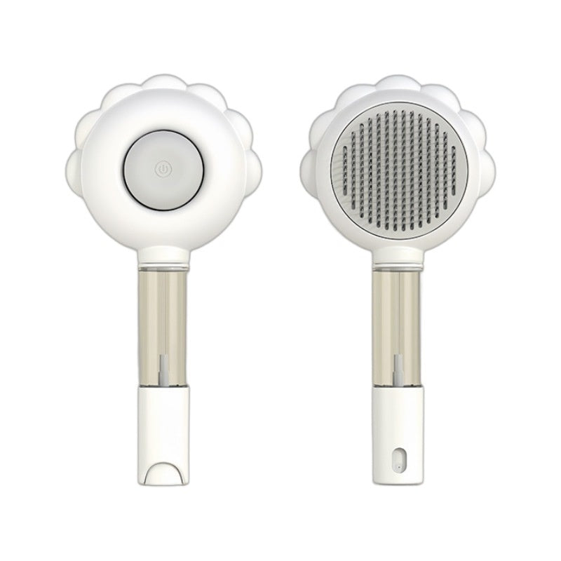 2-in-1 Self-Cleaning Pet Grooming Brush with Spray