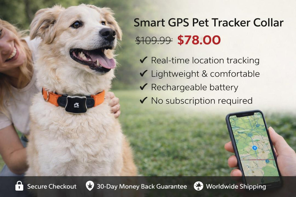 Never Lose Your Pet Again – Smart GPS Location Tracker