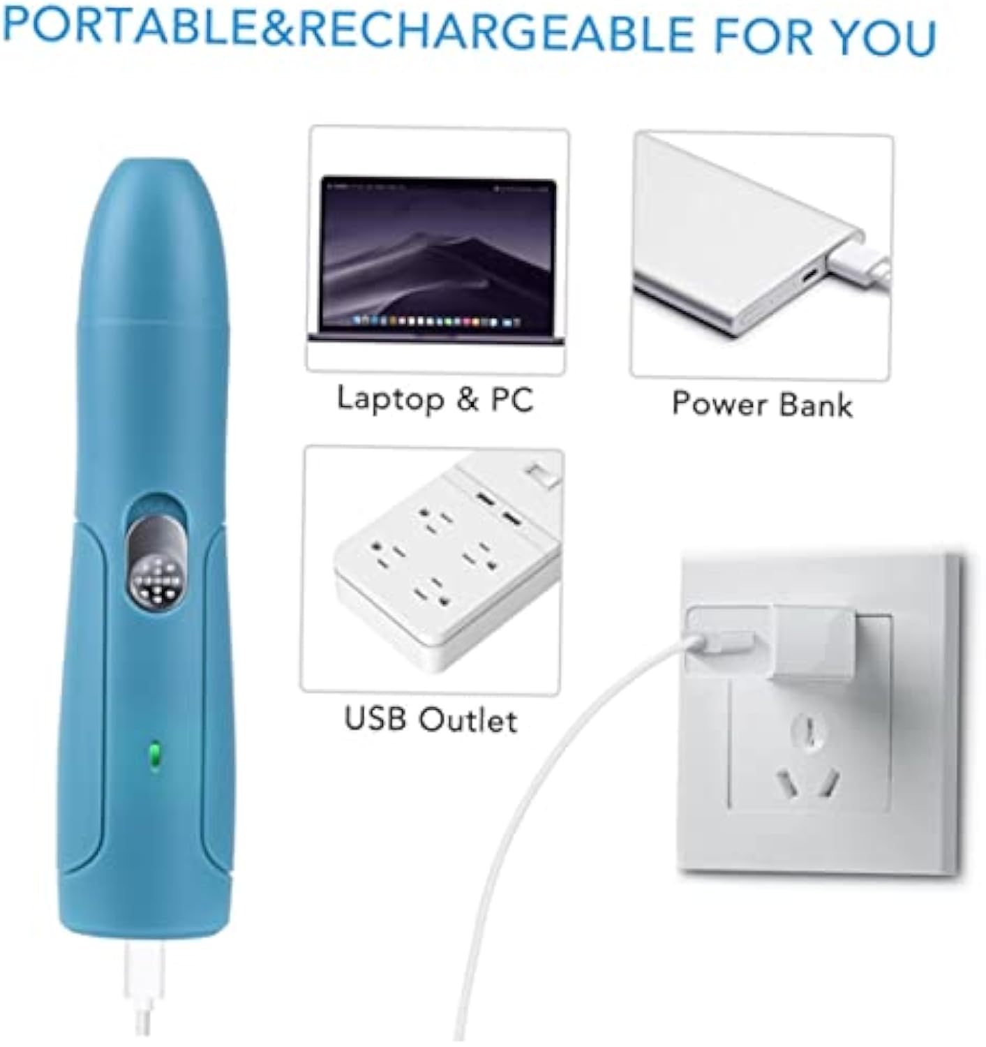 Electric Pet Nail Grinder & Trimmer