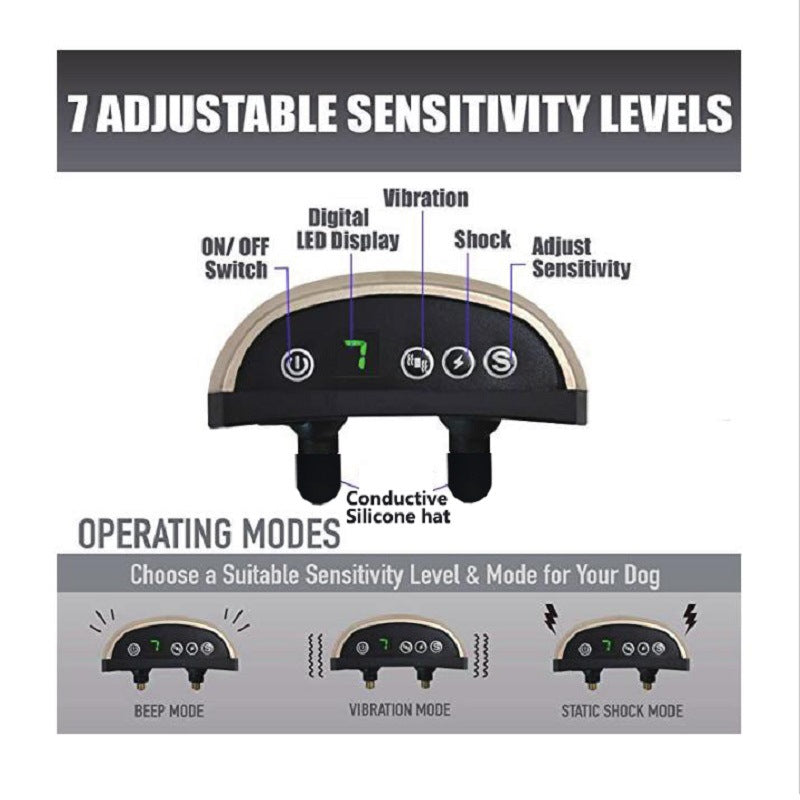 Automatic Dog Bark Shock Control Training Collar