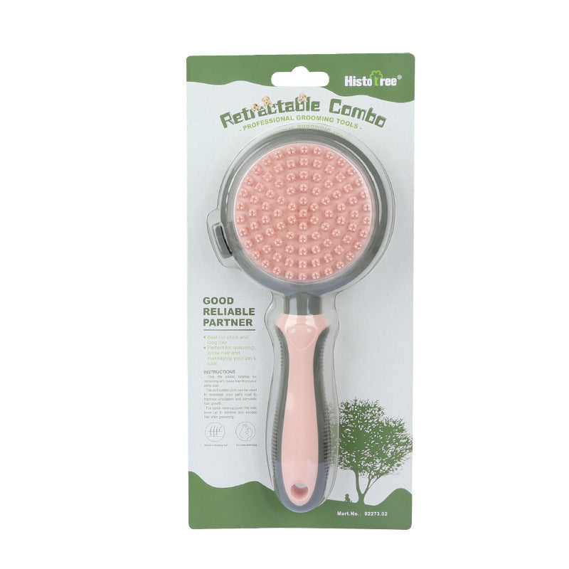 FurEase™ Self-Cleaning And Massage Pet Grooming Brush