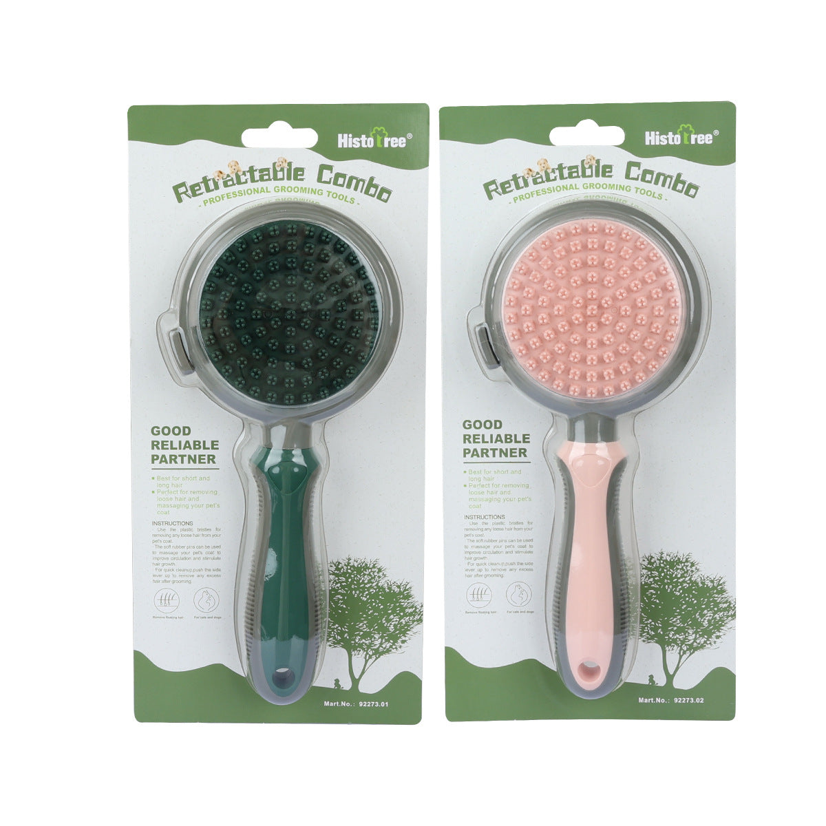 FurEase™ Self-Cleaning And Massage Pet Grooming Brush