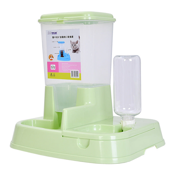 Automatic Pet Feeder & Water Dispenser Bowl