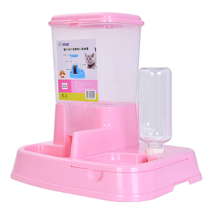 Automatic Pet Feeder & Water Dispenser Bowl